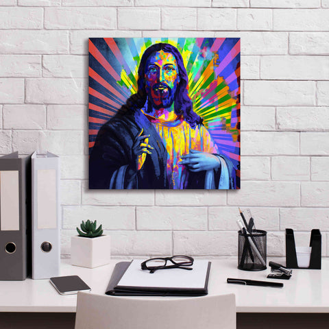 Image of 'Colorful Christ I' by Epic Art Portfolio, Canvas Wall Art,18x18