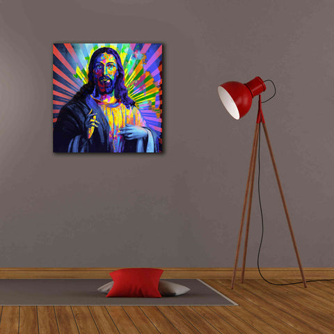Image of 'Colorful Christ I' by Epic Art Portfolio, Canvas Wall Art,26x26