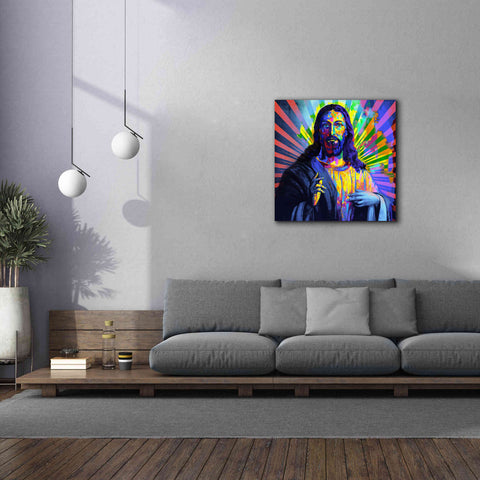 Image of 'Colorful Christ I' by Epic Art Portfolio, Canvas Wall Art,37x37