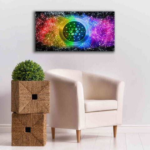 Image of 'Ada Cardano Crypto Constalation' by Epic Portfolio, Giclee Canvas Wall Art,40x20