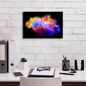 'Colorful Eruption ' by Epic Portfolio, Giclee Canvas Wall Art,18x12