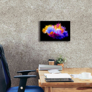 'Colorful Eruption ' by Epic Portfolio, Giclee Canvas Wall Art,18x12