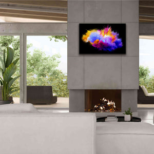 'Colorful Eruption ' by Epic Portfolio, Giclee Canvas Wall Art,40x26