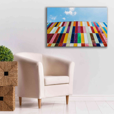 Image of 'Glass Rainbow' by Epic Portfolio, Giclee Canvas Wall Art,40x26