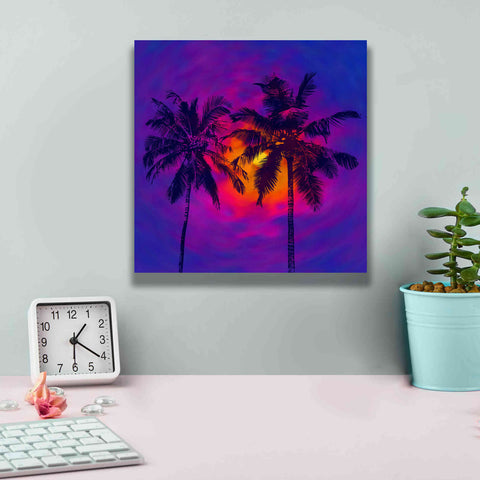 Image of 'Good Night Florida' by Epic Portfolio, Giclee Canvas Wall Art,12x12