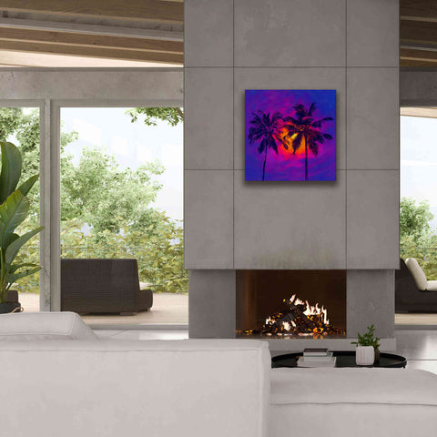 Image of 'Good Night Florida' by Epic Portfolio, Giclee Canvas Wall Art,26x26