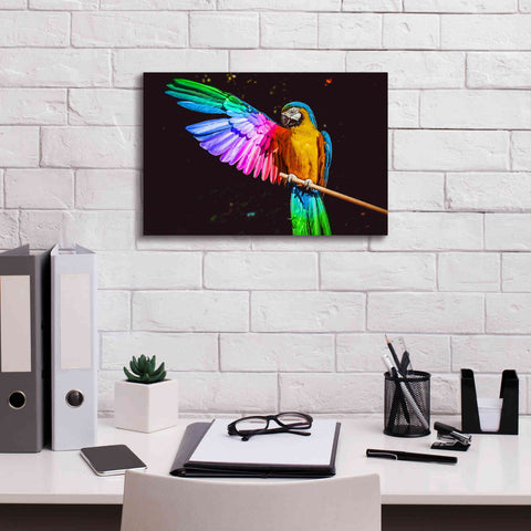 Image of 'Hitchhiker' by Epic Portfolio, Giclee Canvas Wall Art,18x12