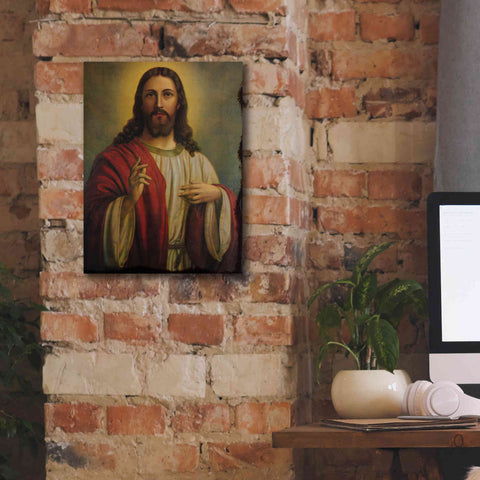 Image of 'Jesus' by Epic Portfolio, Giclee Canvas Wall Art,12x16