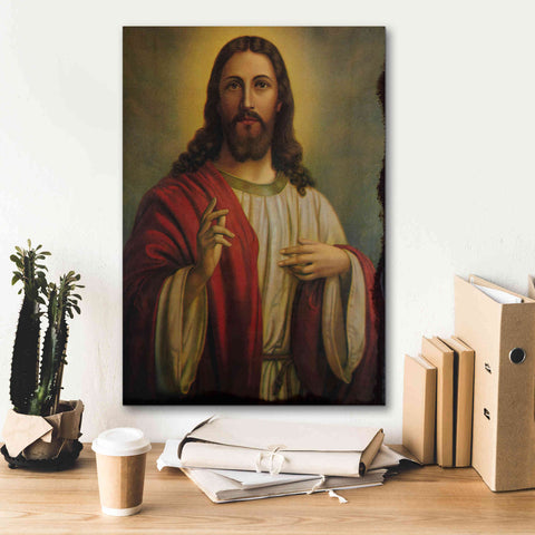 Image of 'Jesus' by Epic Portfolio, Giclee Canvas Wall Art,18x26