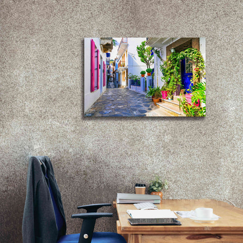 Image of 'Moroccan Alley ' by Epic Portfolio, Giclee Canvas Wall Art,40x26