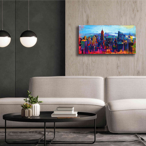 Image of 'New York Color' by Epic Portfolio, Giclee Canvas Wall Art,40x20