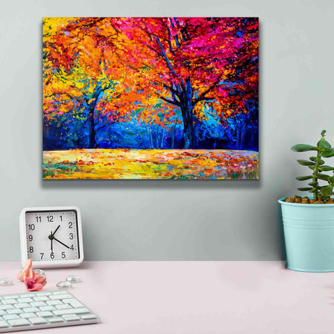 Image of 'October' by Epic Portfolio, Giclee Canvas Wall Art,16x12