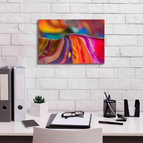 Image of 'Rainbow Lava' by Epic Portfolio, Giclee Canvas Wall Art,18x12