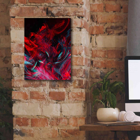 Image of 'Red Inferno' by Epic Portfolio, Giclee Canvas Wall Art,12x16