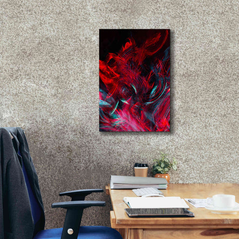 Image of 'Red Inferno' by Epic Portfolio, Giclee Canvas Wall Art,18x26