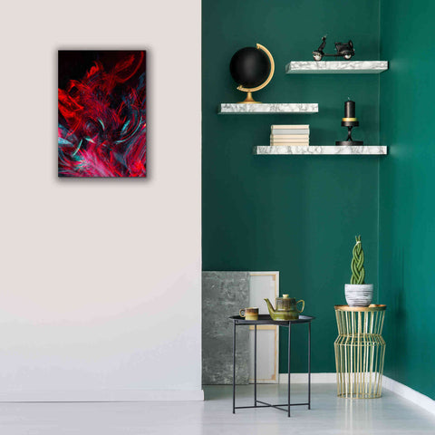 Image of 'Red Inferno' by Epic Portfolio, Giclee Canvas Wall Art,18x26