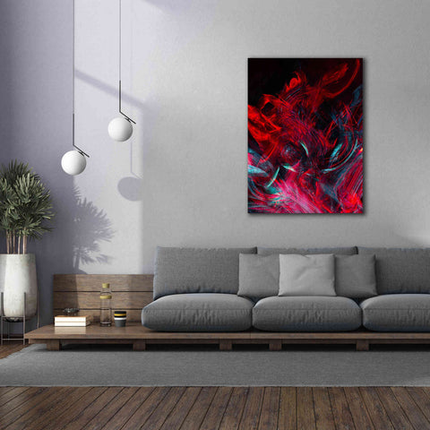 Image of 'Red Inferno' by Epic Portfolio, Giclee Canvas Wall Art,40x54