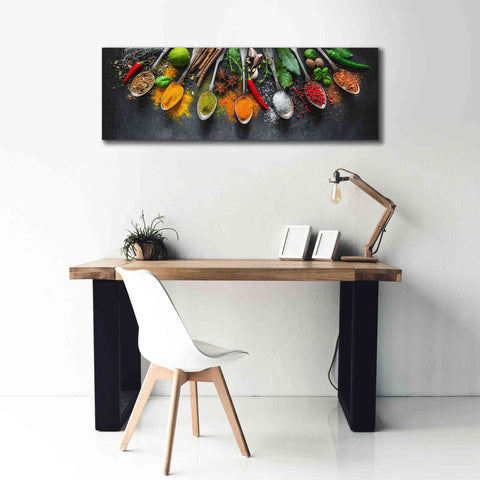 Image of 'Spicy World Ii' by Epic Portfolio, Giclee Canvas Wall Art,60x20