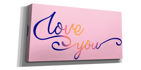 Image of 'Love You Sunrise' by Epic Portfolio, Giclee Canvas Wall Art