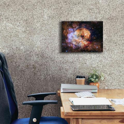 Image of 'Ethereum Nebula' by Epic Portfolio, Giclee Canvas Wall Art,16x12