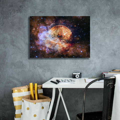 Image of 'Ethereum Nebula' by Epic Portfolio, Giclee Canvas Wall Art,26x18