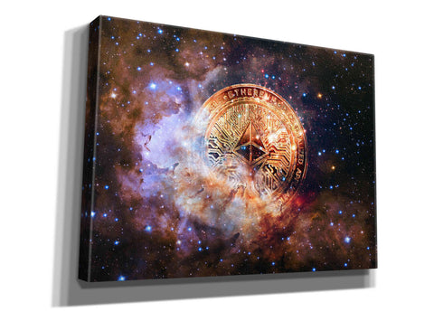 Image of 'Ethereum Nebula' by Epic Portfolio, Giclee Canvas Wall Art