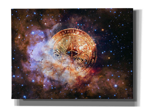 Image of 'Ethereum Nebula' by Epic Portfolio, Giclee Canvas Wall Art