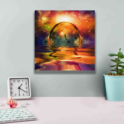 Image of 'Liquid Galaxy' by Epic Portfolio, Giclee Canvas Wall Art,12x12