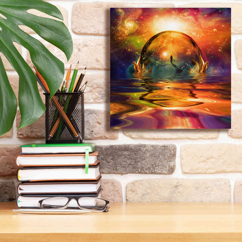 Image of 'Liquid Galaxy' by Epic Portfolio, Giclee Canvas Wall Art,12x12