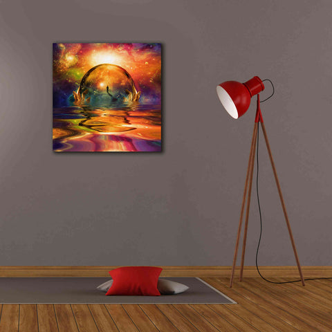 Image of 'Liquid Galaxy' by Epic Portfolio, Giclee Canvas Wall Art,26x26