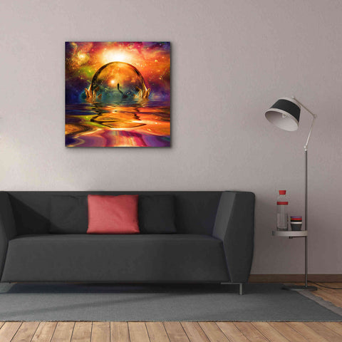 Image of 'Liquid Galaxy' by Epic Portfolio, Giclee Canvas Wall Art,37x37