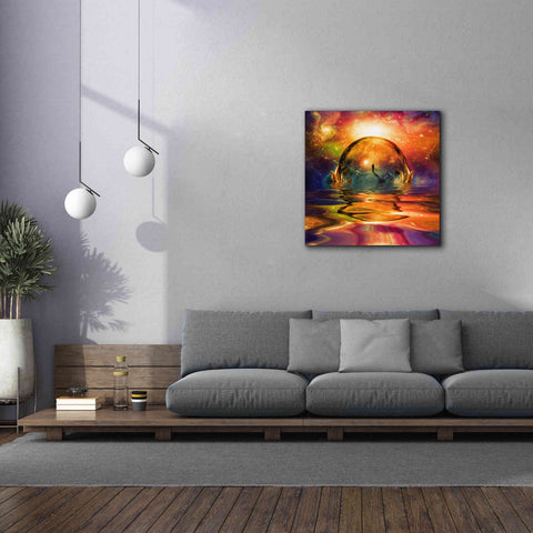 Image of 'Liquid Galaxy' by Epic Portfolio, Giclee Canvas Wall Art,37x37