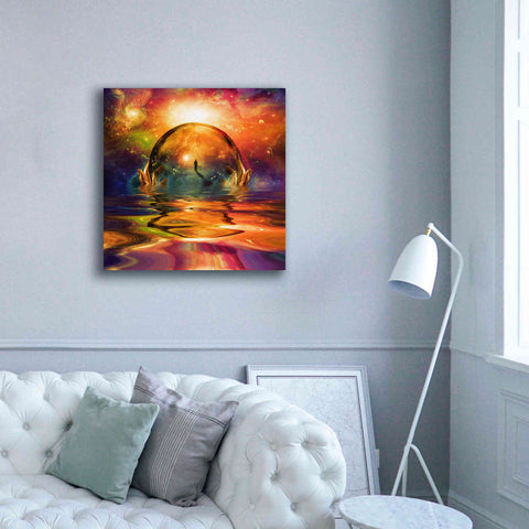 Image of 'Liquid Galaxy' by Epic Portfolio, Giclee Canvas Wall Art,37x37