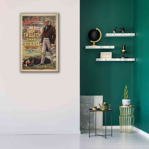 Image of 'The Tragedy That Lived The Fatality Of Love (1914)' by Epic Portfolio, Giclee Canvas Wall Art,26x40