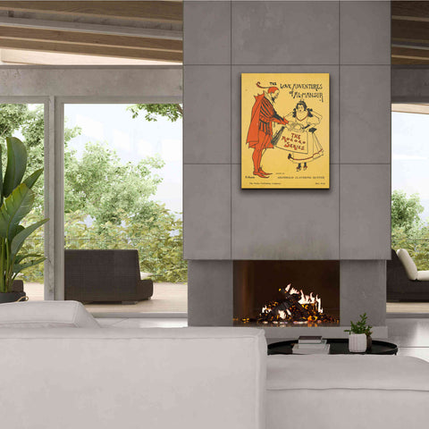 Image of 'The Love Adventures Of Al-Mansur (1895)' by Epic Portfolio, Giclee Canvas Wall Art,26x34