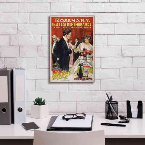 Image of 'Rosemary, That’S For Remembrance (1914)' by Epic Portfolio, Giclee Canvas Wall Art,12x18