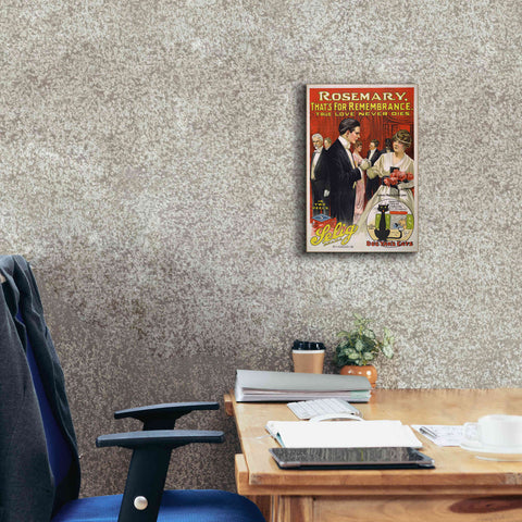 Image of 'Rosemary, That’S For Remembrance (1914)' by Epic Portfolio, Giclee Canvas Wall Art,12x18
