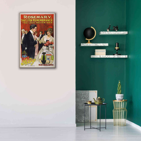 Image of 'Rosemary, That’S For Remembrance (1914)' by Epic Portfolio, Giclee Canvas Wall Art,26x40