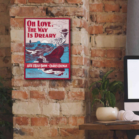 Image of 'Oh Love, The Way Is Dreary (1901)' by Epic Portfolio, Giclee Canvas Wall Art,12x16