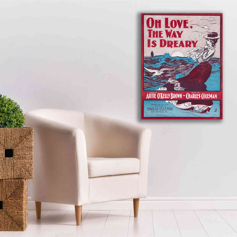 Image of 'Oh Love, The Way Is Dreary (1901)' by Epic Portfolio, Giclee Canvas Wall Art,26x34