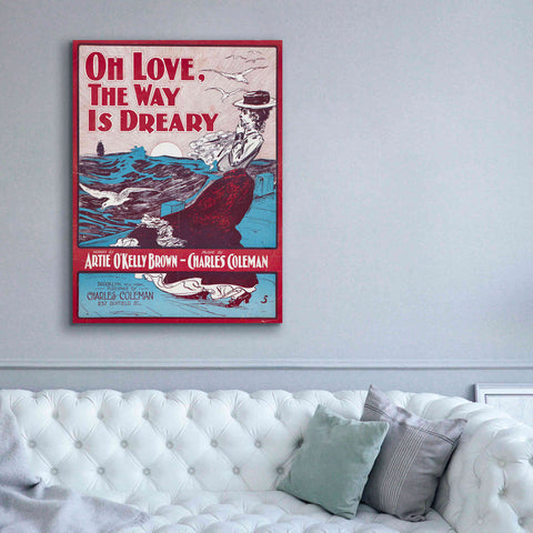 Image of 'Oh Love, The Way Is Dreary (1901)' by Epic Portfolio, Giclee Canvas Wall Art,40x54