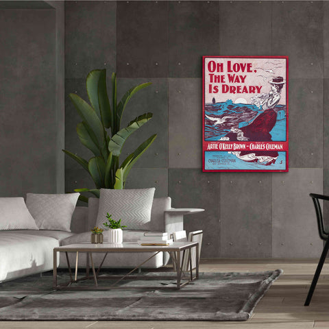 Image of 'Oh Love, The Way Is Dreary (1901)' by Epic Portfolio, Giclee Canvas Wall Art,40x54