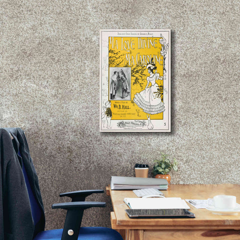 Image of 'Ma Love Divine, Ma Caroline (1899)' by Epic Portfolio, Giclee Canvas Wall Art,18x26