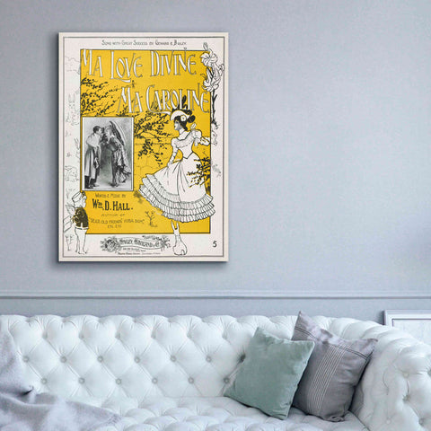 Image of 'Ma Love Divine, Ma Caroline (1899)' by Epic Portfolio, Giclee Canvas Wall Art,40x54