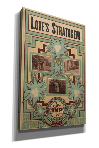 Image of 'Love’S Stratagem (1909)' by Epic Portfolio, Giclee Canvas Wall Art