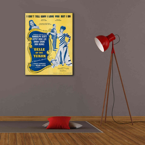 Image of 'I Can’T Tell Why I Love You, But I Do (1900)' by Epic Portfolio, Giclee Canvas Wall Art,26x34