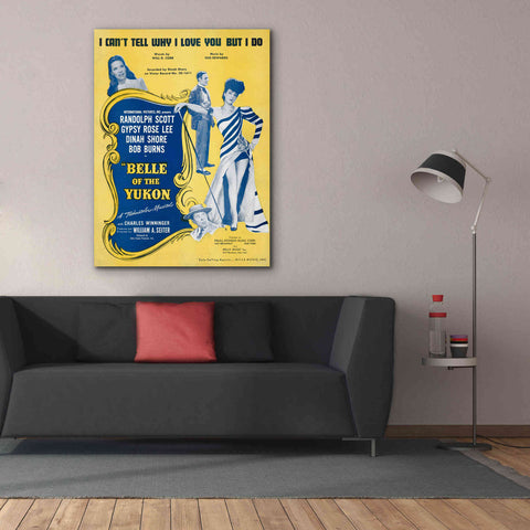 Image of 'I Can’T Tell Why I Love You, But I Do (1900)' by Epic Portfolio, Giclee Canvas Wall Art,40x54