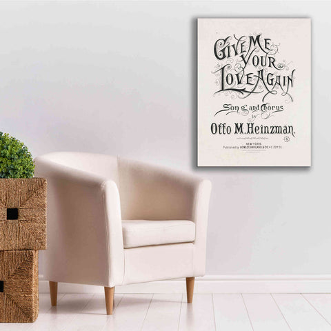 Image of 'Give Me Your Love Again (1893)' by Epic Portfolio, Giclee Canvas Wall Art,26x34