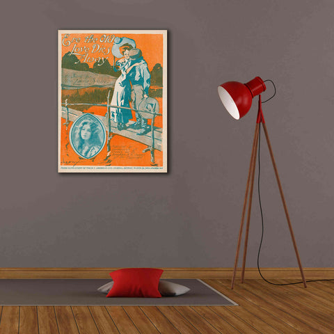 Image of 'Ere The Old Love Dies Away (1900)' by Epic Portfolio, Giclee Canvas Wall Art,26x34