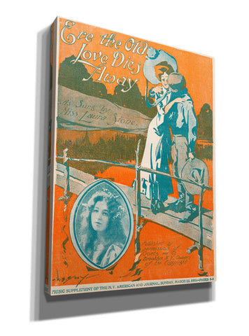 Image of 'Ere The Old Love Dies Away (1900)' by Epic Portfolio, Giclee Canvas Wall Art